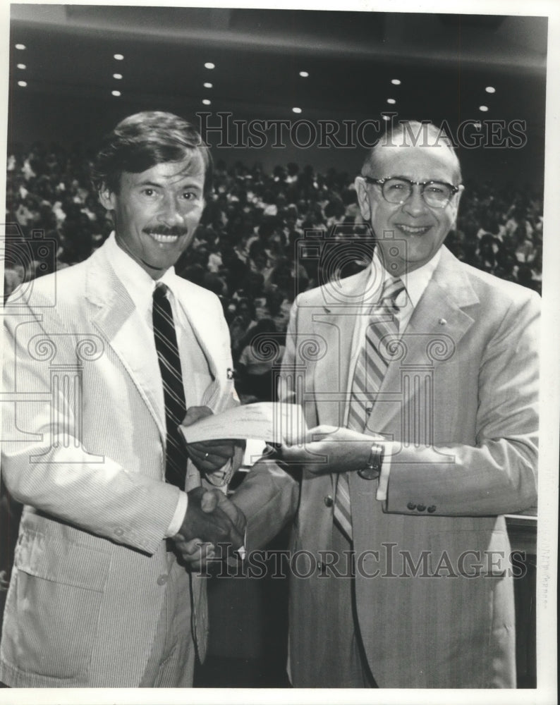 1979, Fred Hendon, professor, Samford University with unknown person - Historic Images