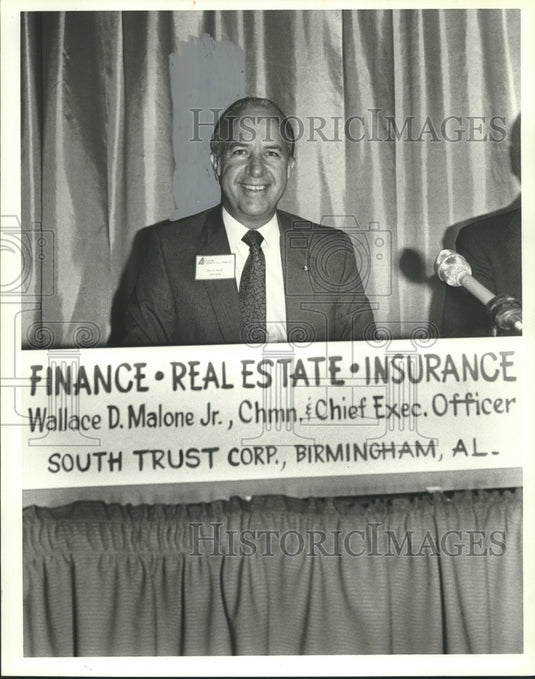 1981, Wallace D. Malone, Jr., South Trust Corporation - abna40438 - Historic Images