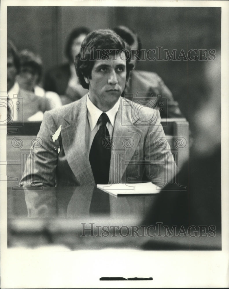 1977 Defendant in Ms. Sid Murder case, Larry Maddox in court hearing-Historic Images