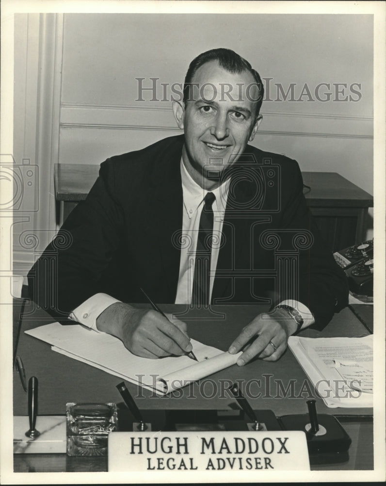 1969 Press Photo Hugh Maddox, Legal Advisor - abna40448 - Historic Images