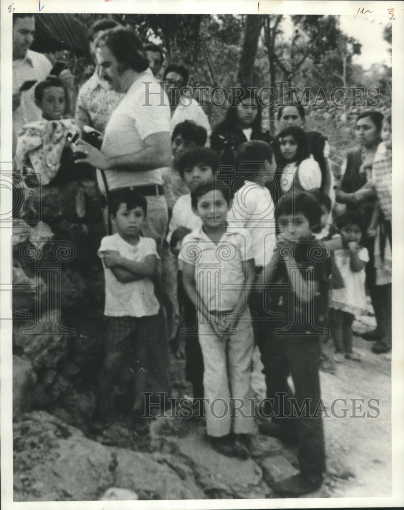 1978, Doctor S. Michael Mahan Jr., Dentist with Children - abna40456 - Historic Images