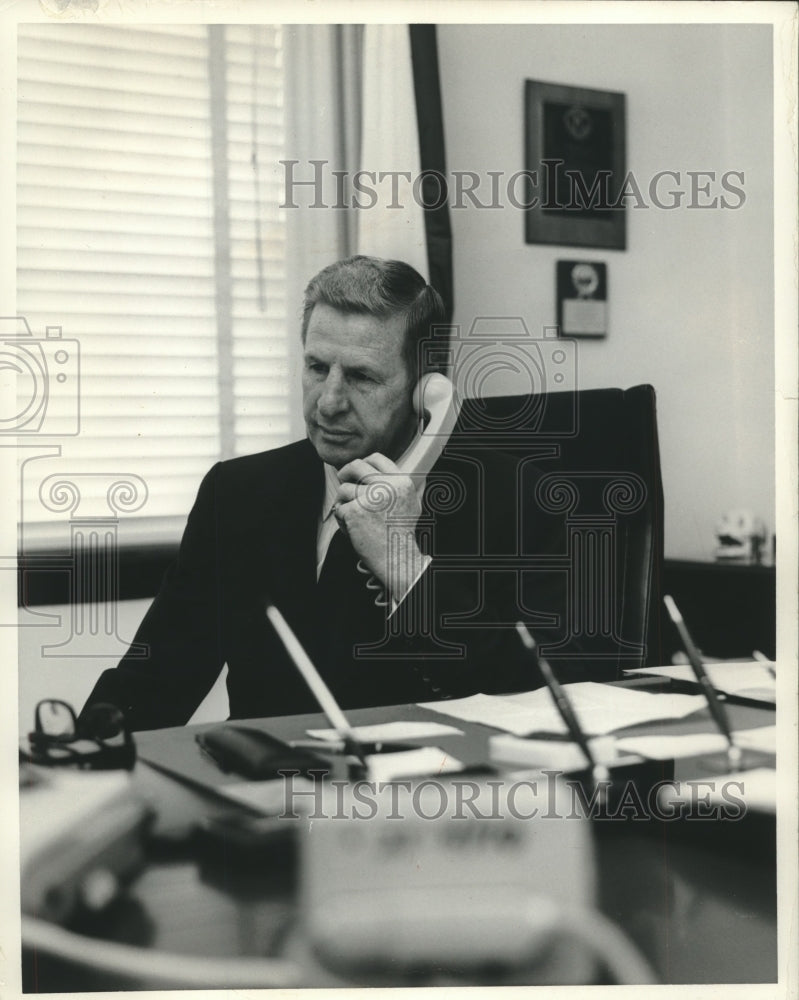 1970 Press Photo Floyd Mann, Alabama Public Safety Director - abna40476 - Historic Images