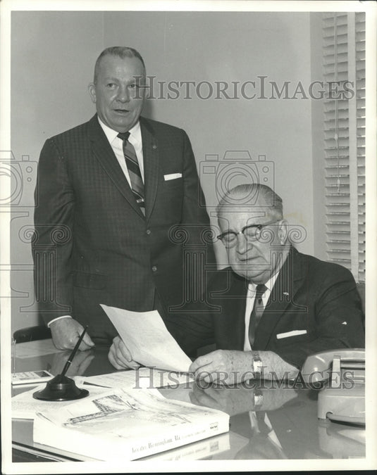 1966, Alabama Politicians J.T. Waggoner, Eugene Connor - abna40540 - Historic Images