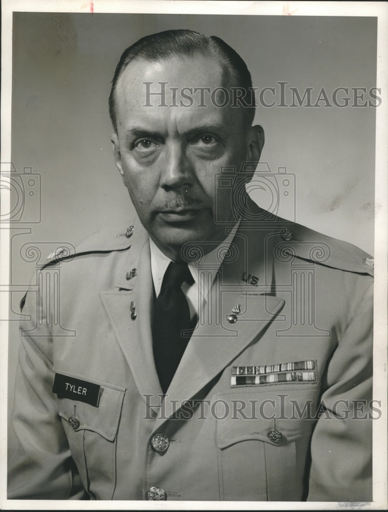 1964 Press Photo Lieutenant Colonel Stanley Tyler, Army Missile Command, Alabama - Historic Images