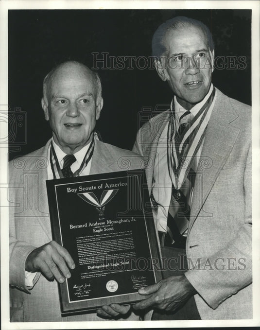 1978, Bernard Monaghan, Jr., Vulcan Materials, Distinguished Scout - Historic Images
