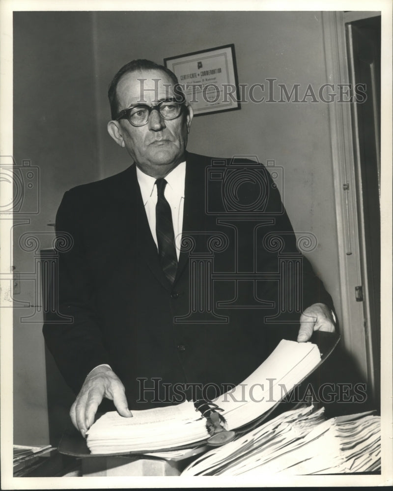 1963 Press Photo Alabama Department of Public Safety -N.W. Kimbrough - abna40571 - Historic Images