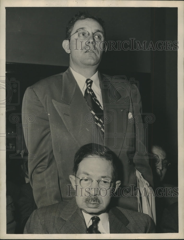 1947 Albert Boutwell, Politician, and Other Man - Historic Images