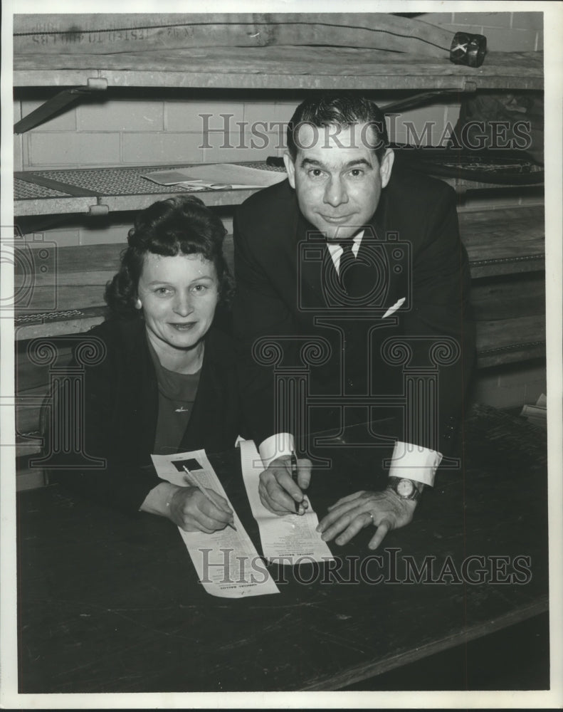 1963, Tom King, Attorney, and Wife - abna40575 - Historic Images