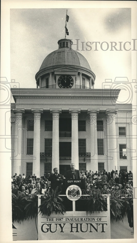 1987, Guy Hunt, Alabama Governor, Inauguration Crowd - abna40583 - Historic Images