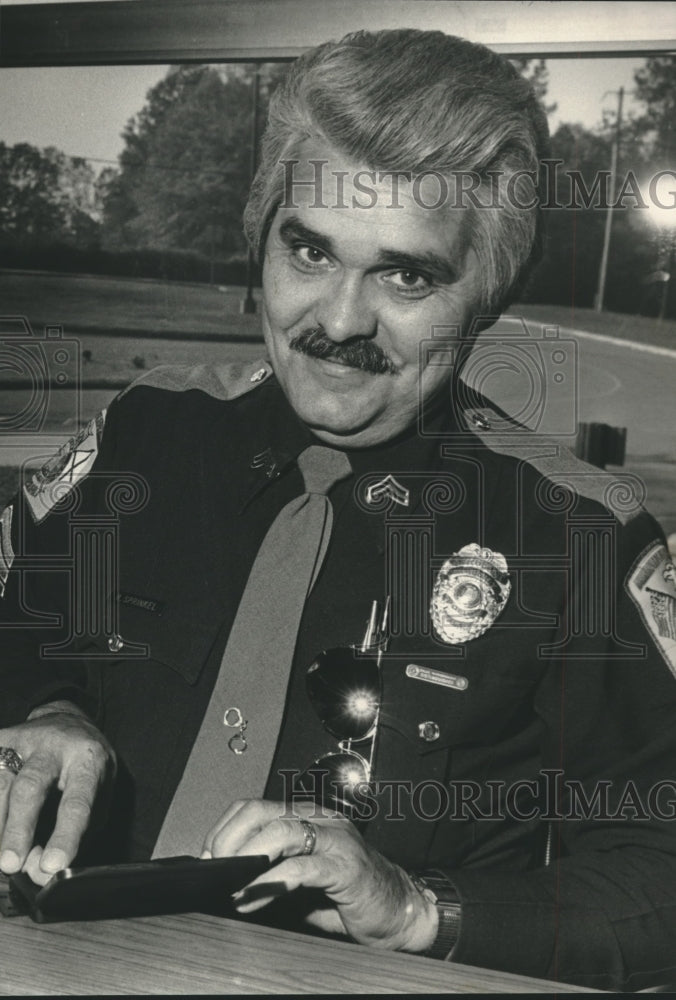 1984, Sergeant Robert Sprinkel, Police Chief in Kimberly, Alabama - Historic Images