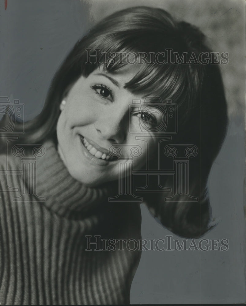 1966 Press Photo Anita Stewart, Actress and Native of Birmingham, Alabama - Historic Images