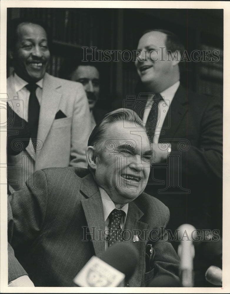 1986, George C. Wallace, Alabama Governor, at Press Conference - Historic Images