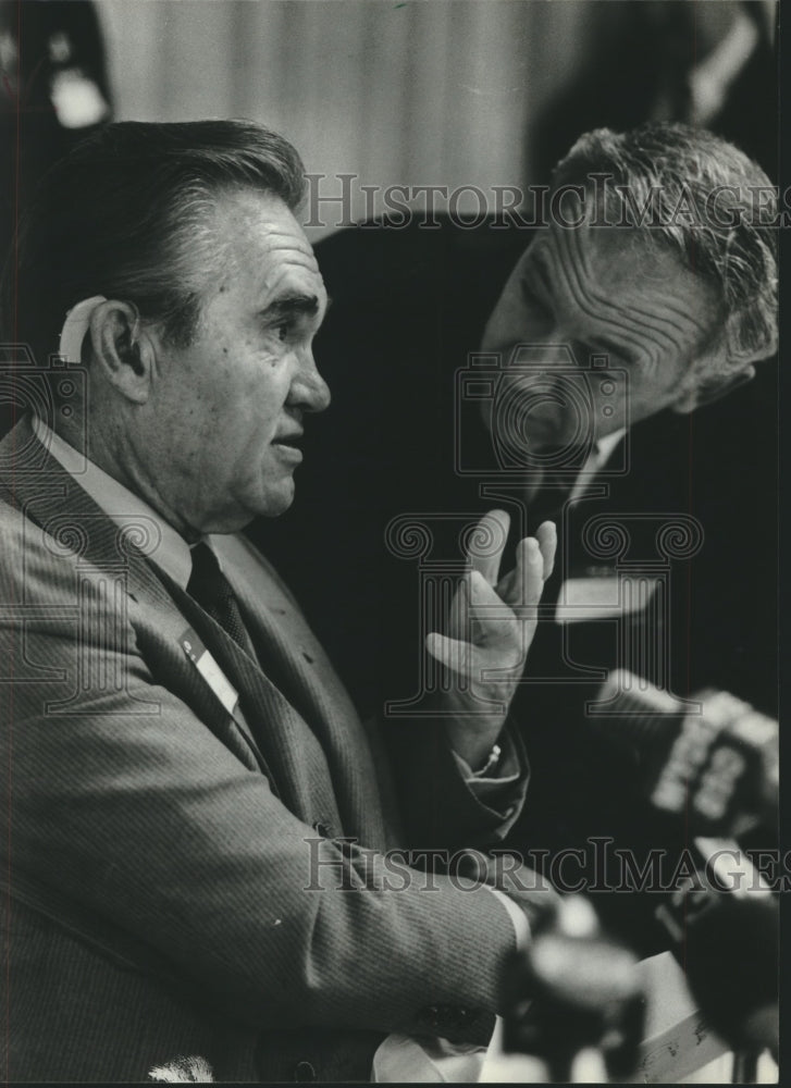 1982, Former Alabama Governor George C. Wallace, Other at Luncheon - Historic Images