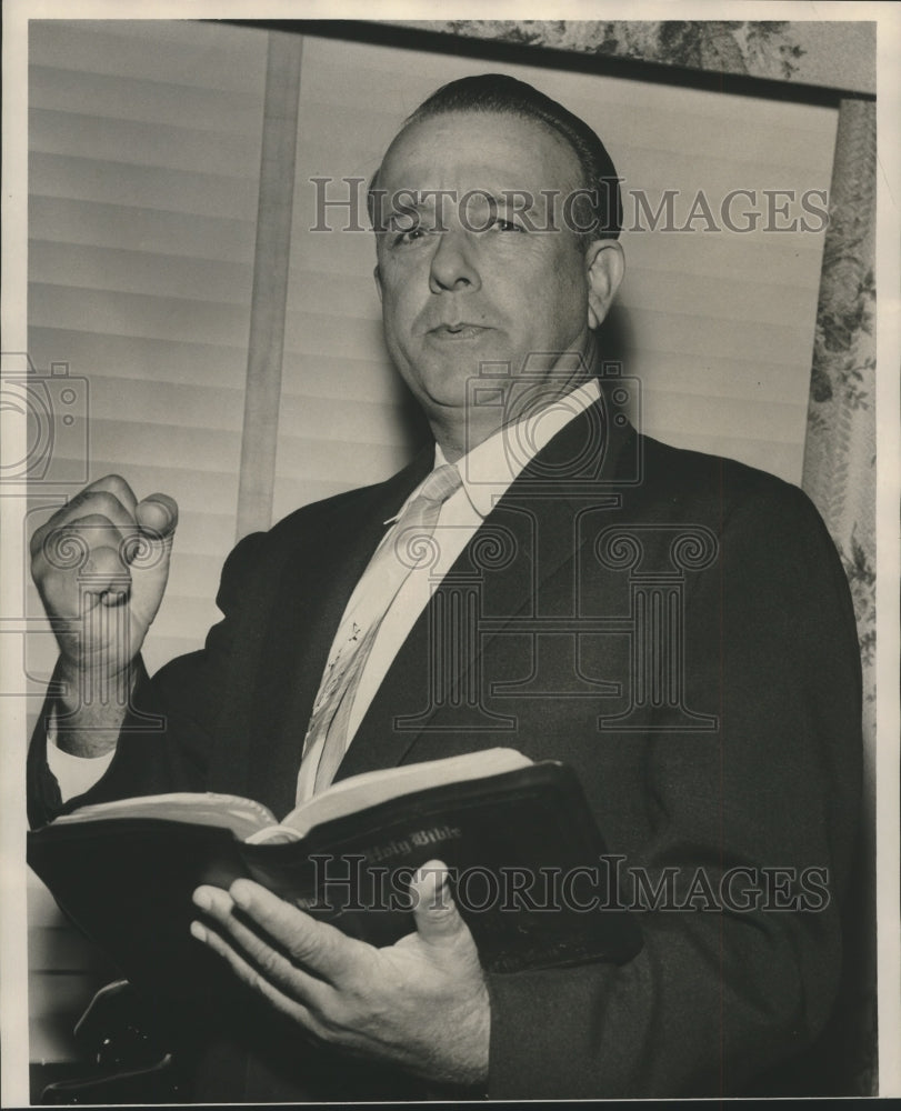 1955, Reverend Frank M. Johnson, Clergyman - abna40703 - Historic Images