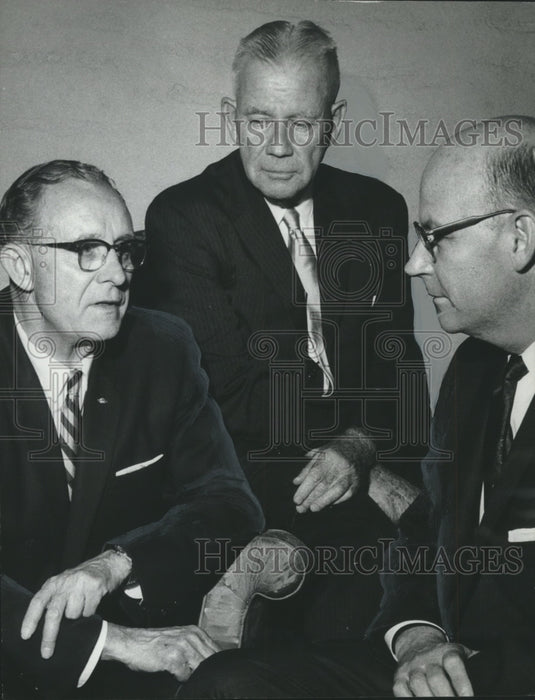 1967, Birmingham Mayor Albert Boutwell with Southern Bell Executives - Historic Images