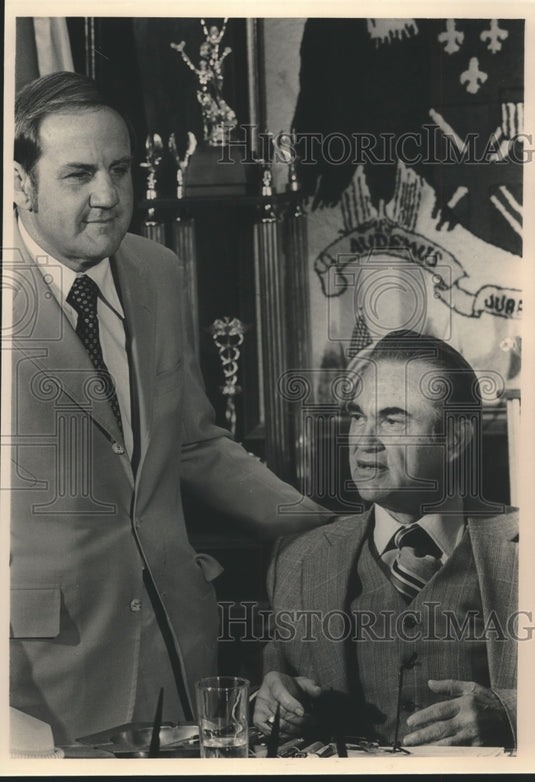 1978, Alabama Governor George Wallace and Fob James, Candidate - Historic Images