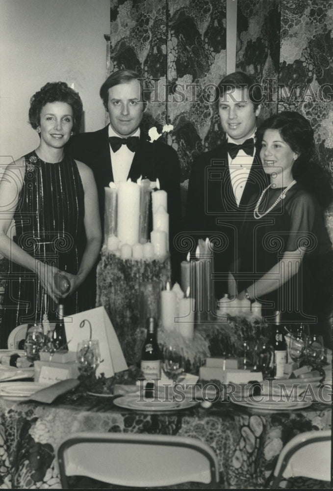 1977, Mr. and Mrs. Nicola Bulgari and Mr. and Mrs. Donald Hess - Historic Images