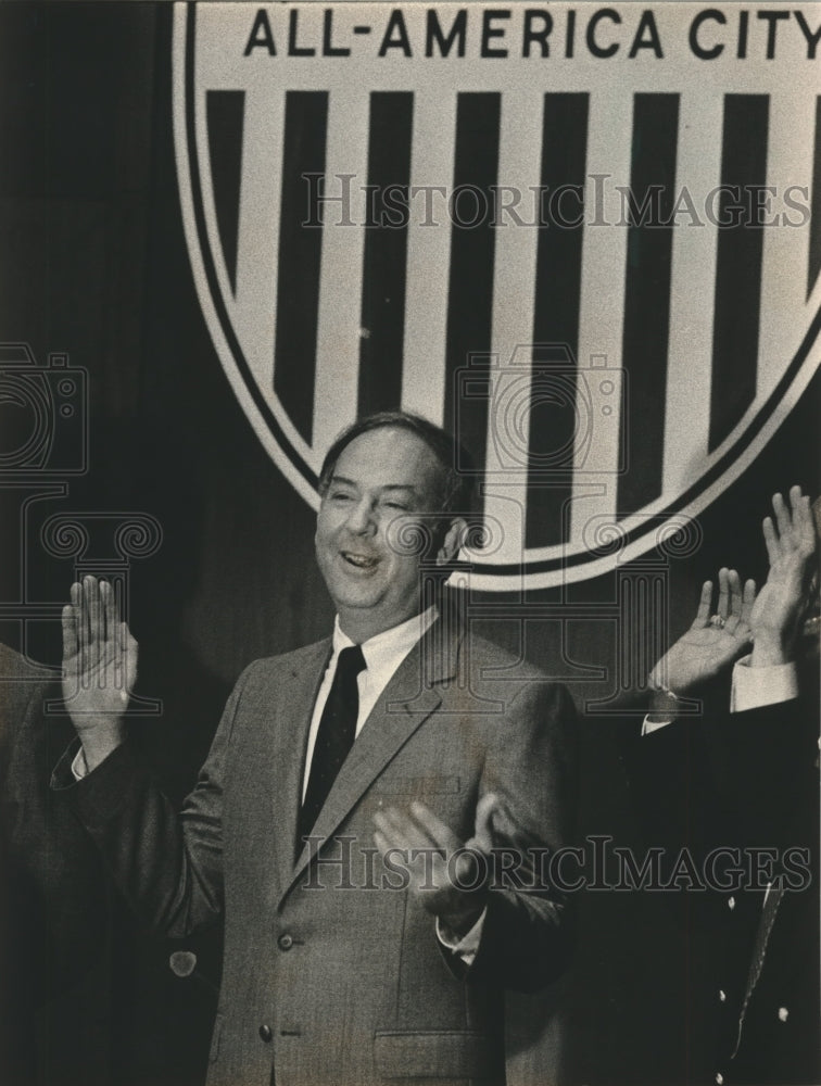 1983, David Herring, city councilman, wins on 6-3 vote, Alabama - Historic Images