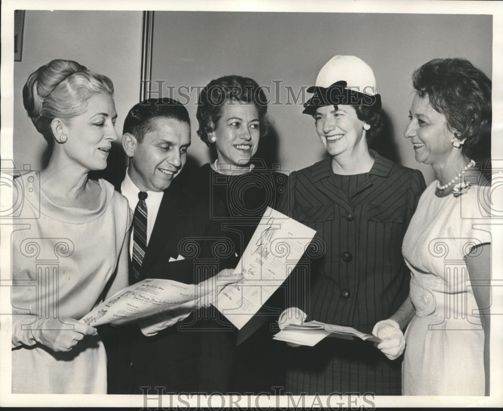 1967, Ninette Griffith of Loveman&#39;s with Others at Event - abna41173 - Historic Images