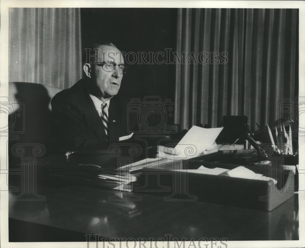 1967, Mayor Albert Boutwell in his office, Alabama - abna41330 - Historic Images