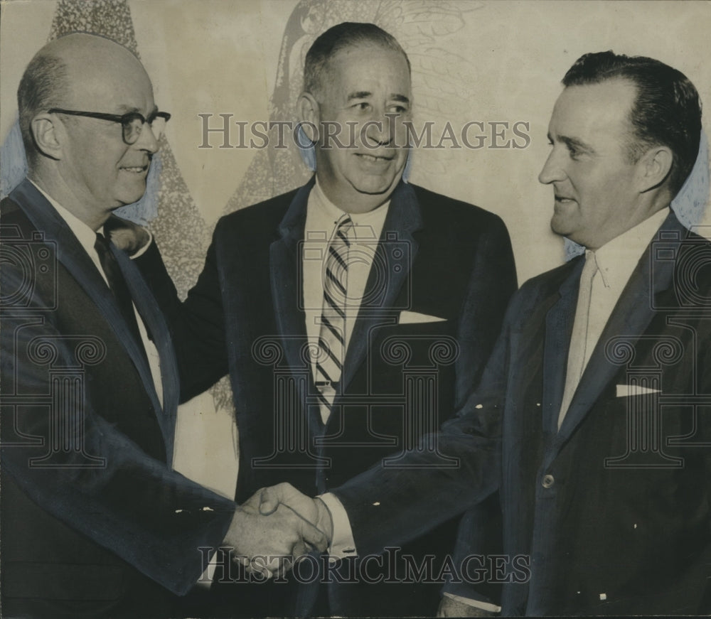 1961 Press Photo Society of Former FBI Agents meet at The Club, Birmingham - Historic Images