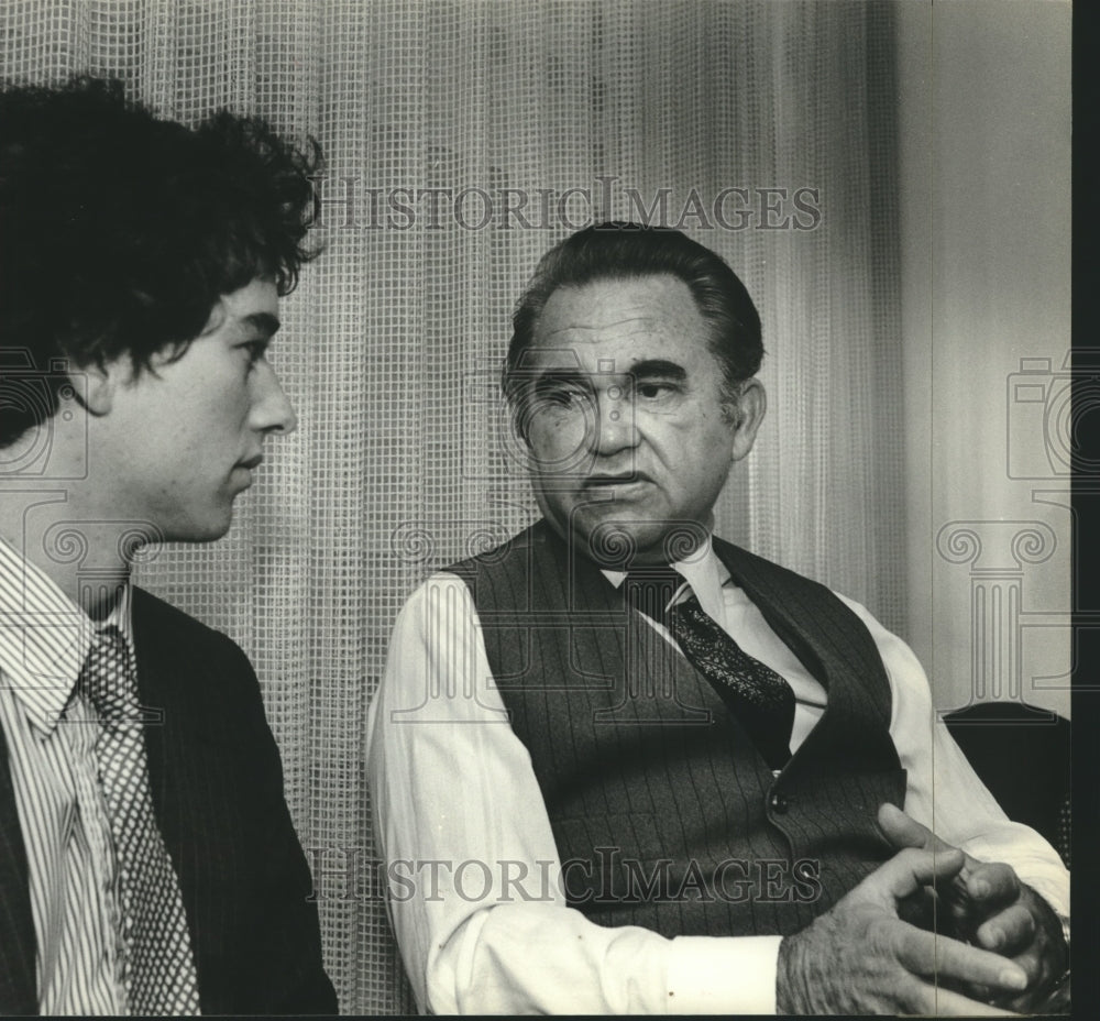 1979, Robert Kennedy Junior visits George Wallace - abna41387 - Historic Images