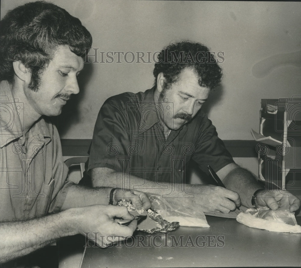 1975 Birmingham Police - Sergeants Bob Lamm and Don Trimm - Historic Images