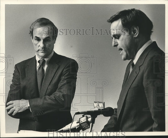 1986, Richard and Michael Pizitz, Pzitz Department Stores, Alabama - Historic Images