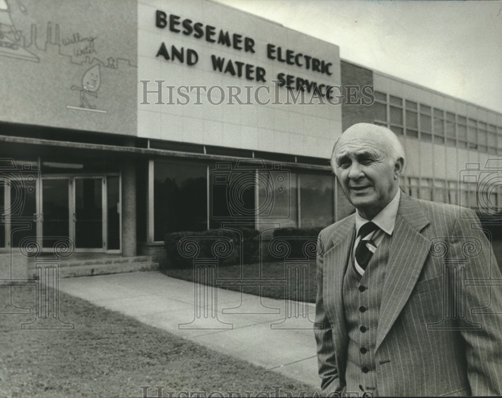 1979 Press Photo Bessemer Electric and Water Service - Buddy Pettey, Manager - Historic Images