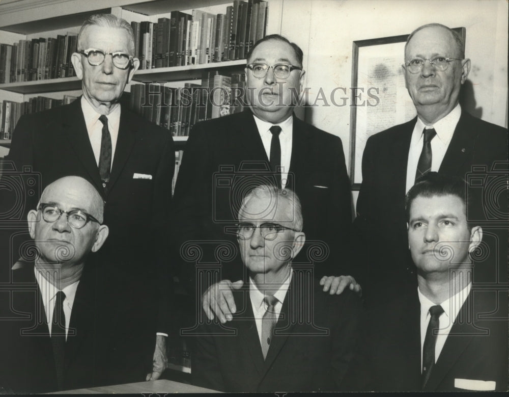 1962, Dr. Leon Macon, Reverend Reed Polk, Other Clergy Members - Historic Images