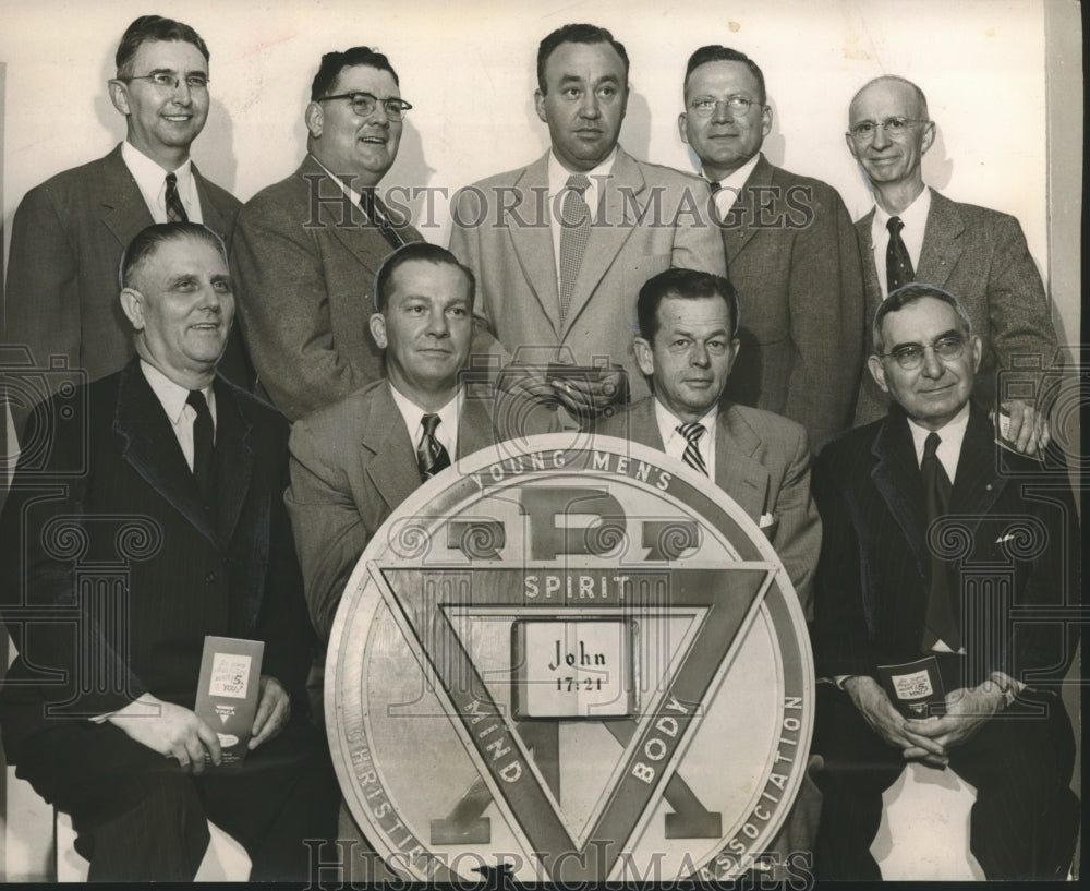 1953 Press Photo Young Men&#39;s Christian Association membership drive committee - Historic Images