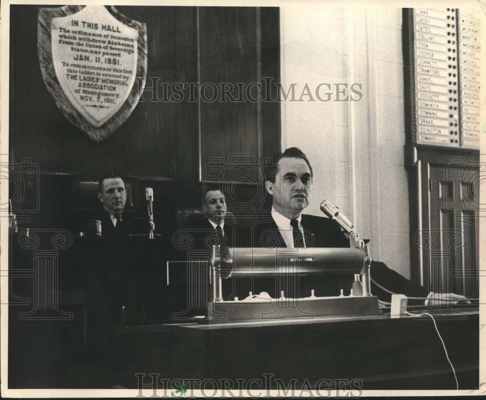 1963, Governor of Alabama George Wallace Speaking - abna41577 - Historic Images