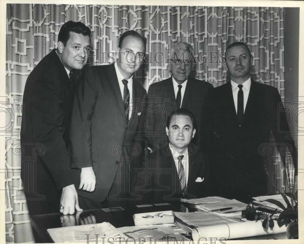 1965, Alabama Governor George Wallace with Support Staff - abna41597 - Historic Images