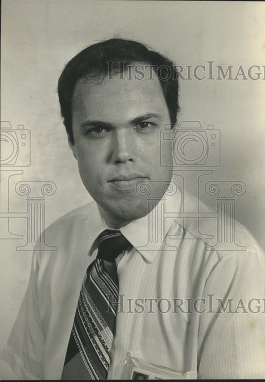 1983 Glenn Stephens, member of The Birmingham News Staff, Alabama - Historic Images