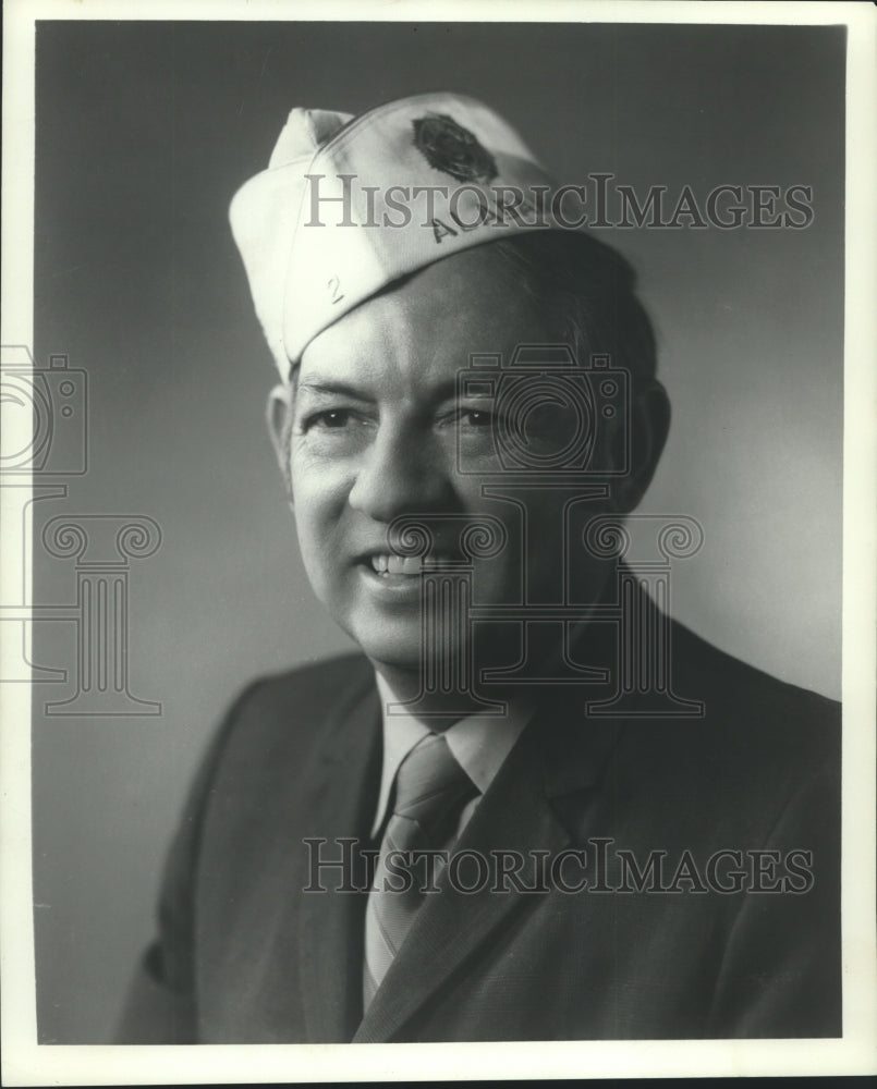 1970 Press Photo Bill Jones, State Commander of American Legion in Montgomery - Historic Images