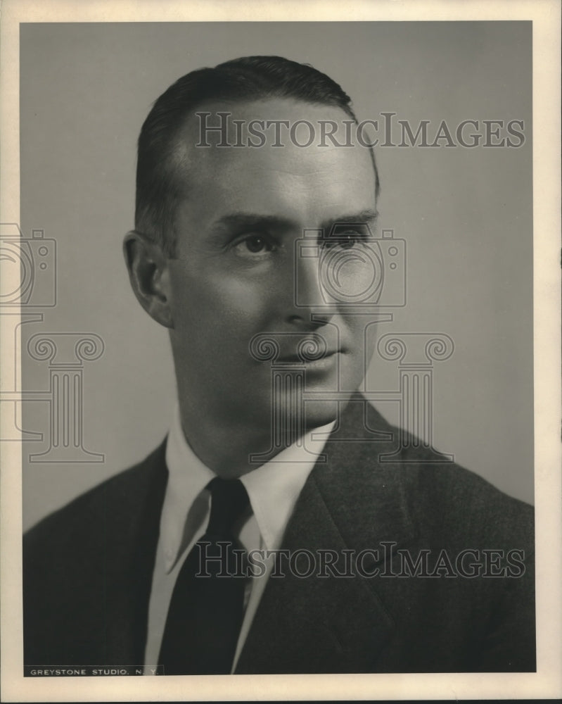 1953 Press Photo Eads Johnson Jr., Executive - American Brake Shoe Company - Historic Images