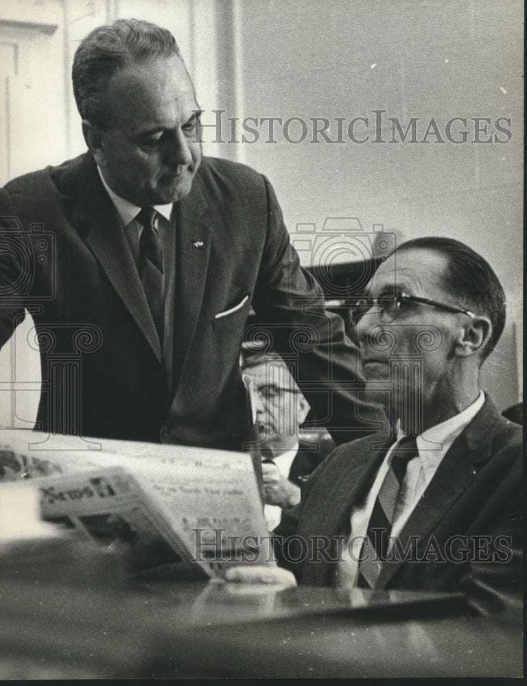 1965, Hunter Phillips with Senator Vaughan Robinson - abna41649 - Historic Images