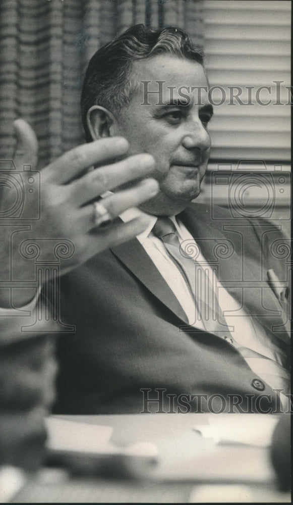 1964, Howard Phillips, President of Birmingham Southern College - Historic Images