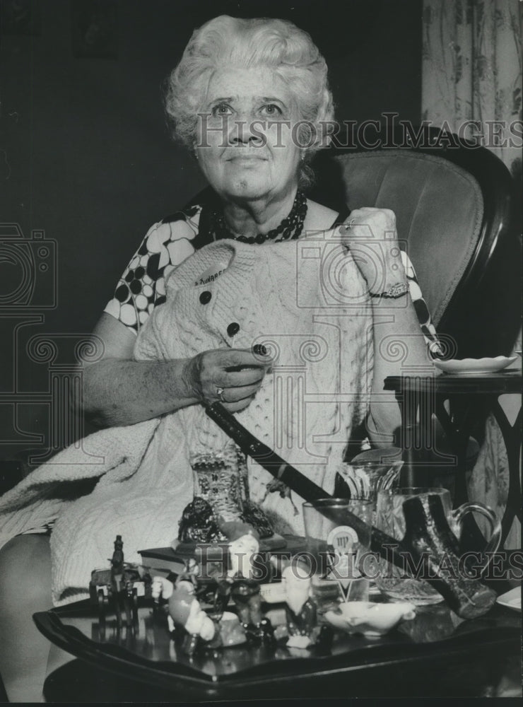 1969, Mrs. T. C. Patterson with items from Ireland - abna41657 - Historic Images