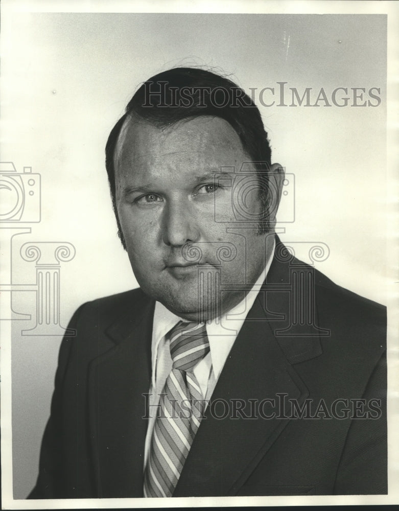 1974 Press Photo Car Salesman Jim Parsons of Steel City Mazda - abna41697 - Historic Images