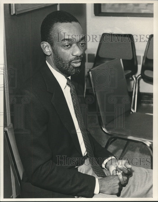 1988 Otis Stewart Seated in Chair - Historic Images