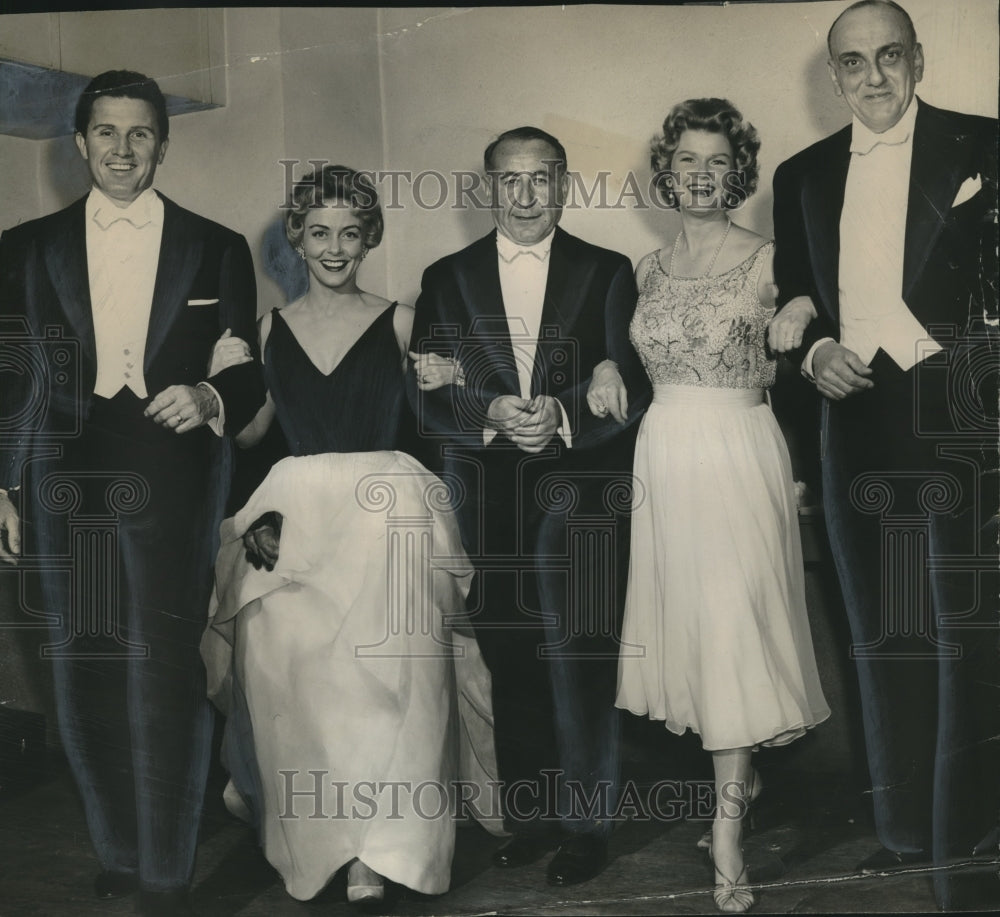 1960 Press Photo Symphony-goers after Star Parade - abna41928 - Historic Images