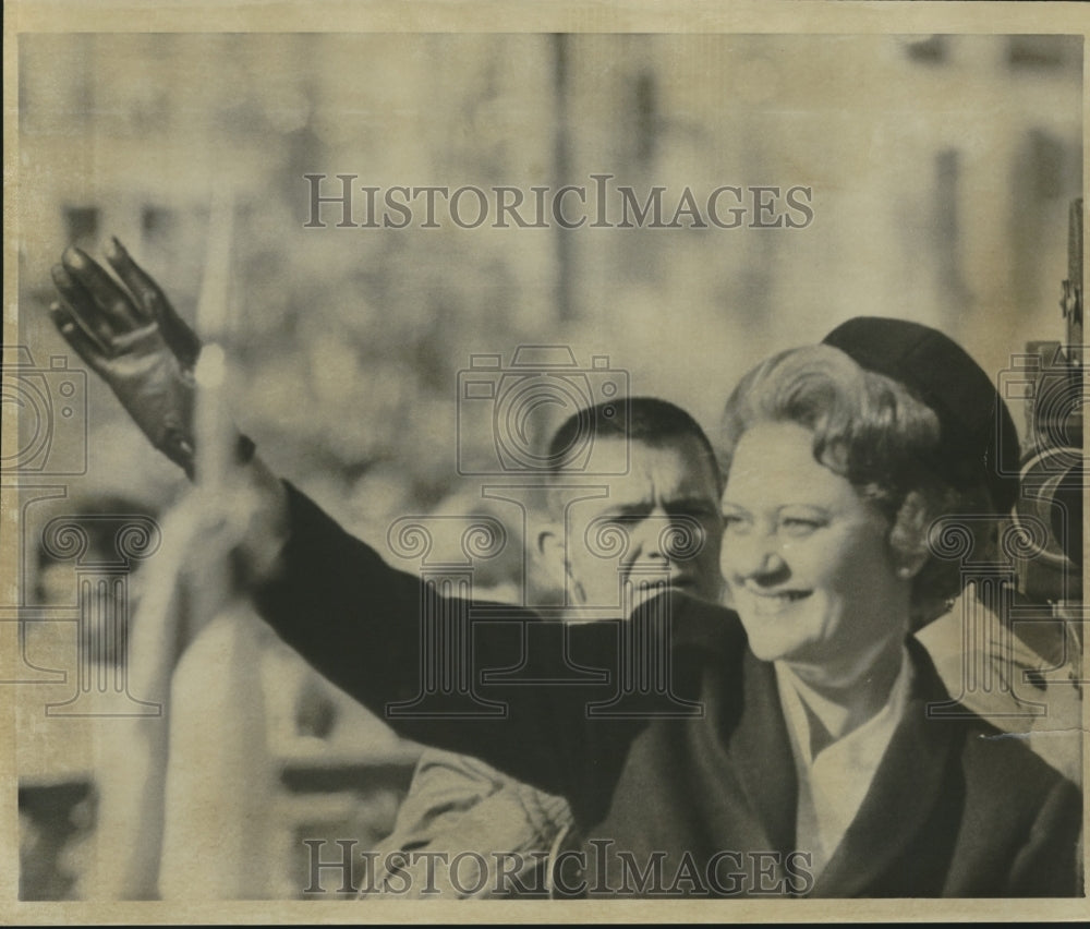 1967 Press Photo Mrs. George C. Wallace at Inauguration - abna41951 - Historic Images