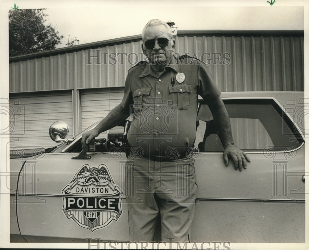 1988, Daviston, Alabama Police Chief Tommy Rozelle - abna41988 - Historic Images