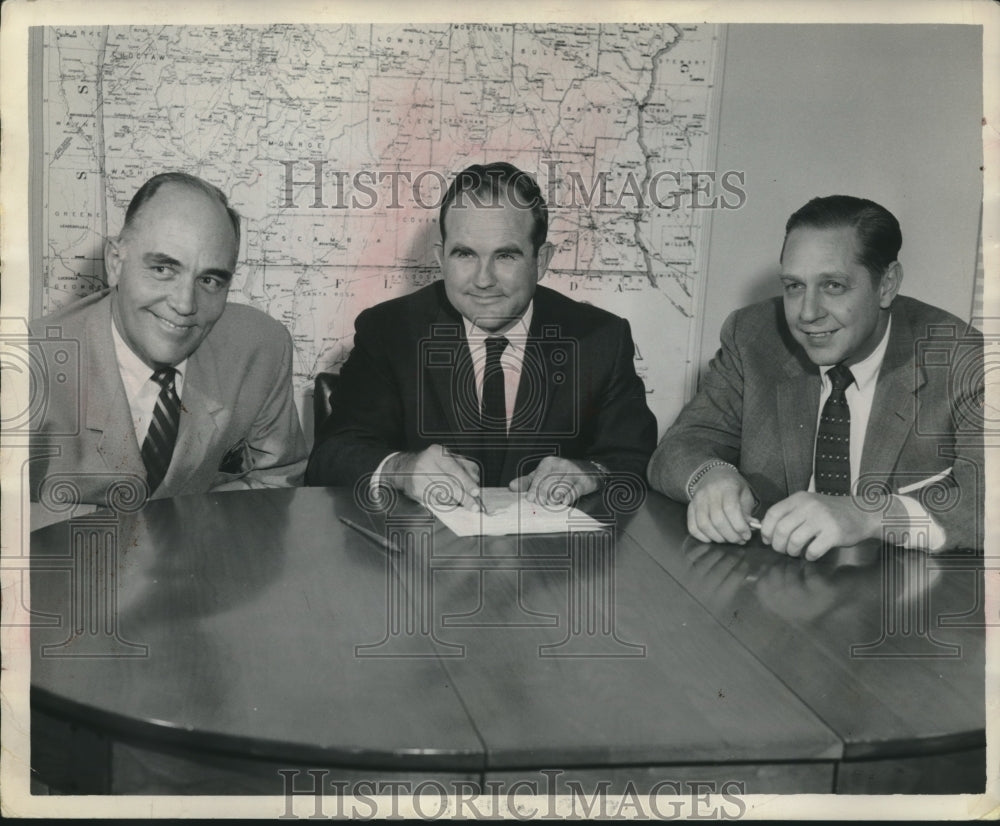 1959 Sam Englehart, Charles Meriwether, John Pattersonof Alabama - Historic Images