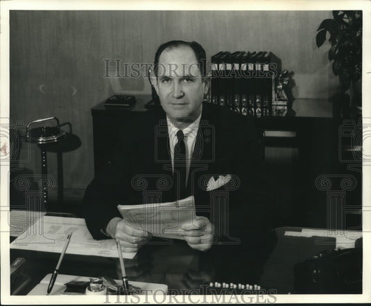 Press Photo Elton B. Stephens, President, EBSCO Industries, Incorporated - Historic Images