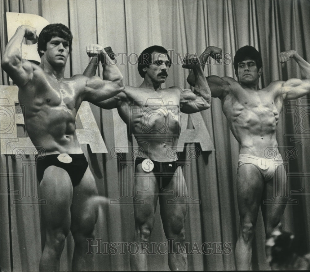 1978 Junior Mister Alabama Contest, Identical Poses - Historic Images