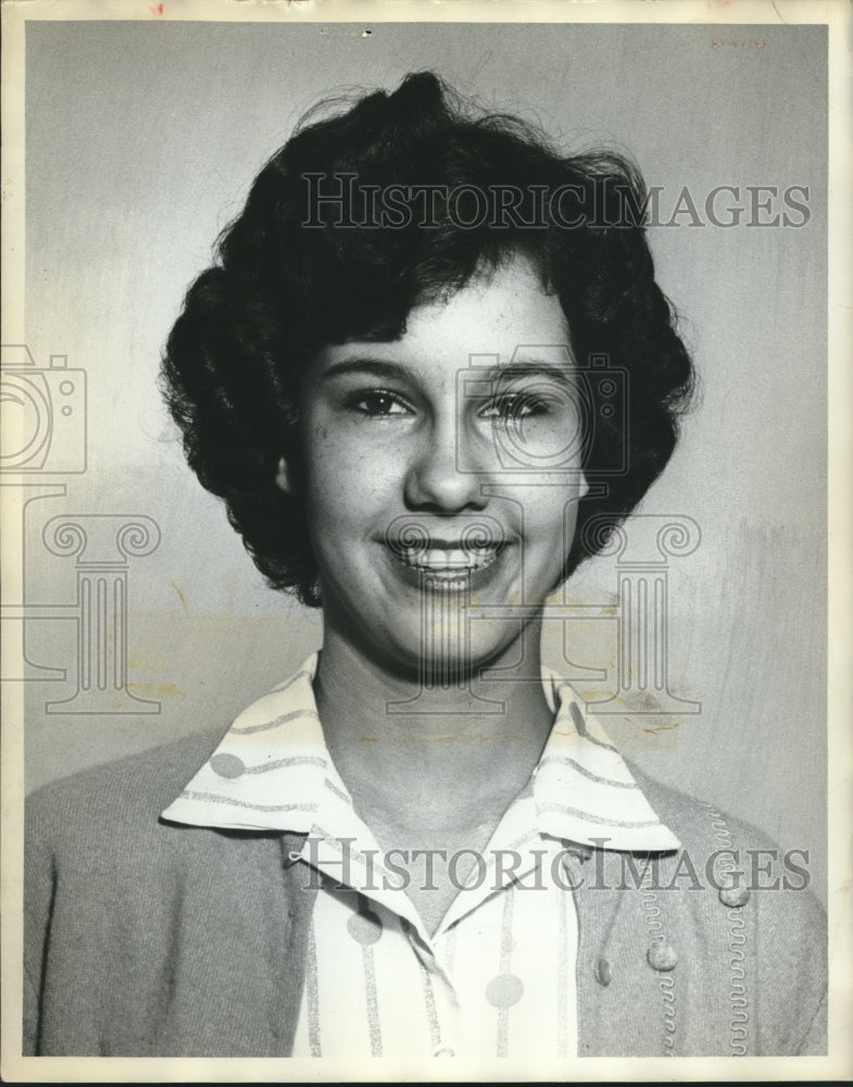 1962 Press Photo Judy Wringer, Junior Miss Alabama Contestant - abna42254 - Historic Images