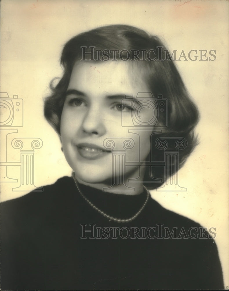 1962 Press Photo Toni Dozier of Birmingham, Alabama, Junior Miss Alabama Contest - Historic Images