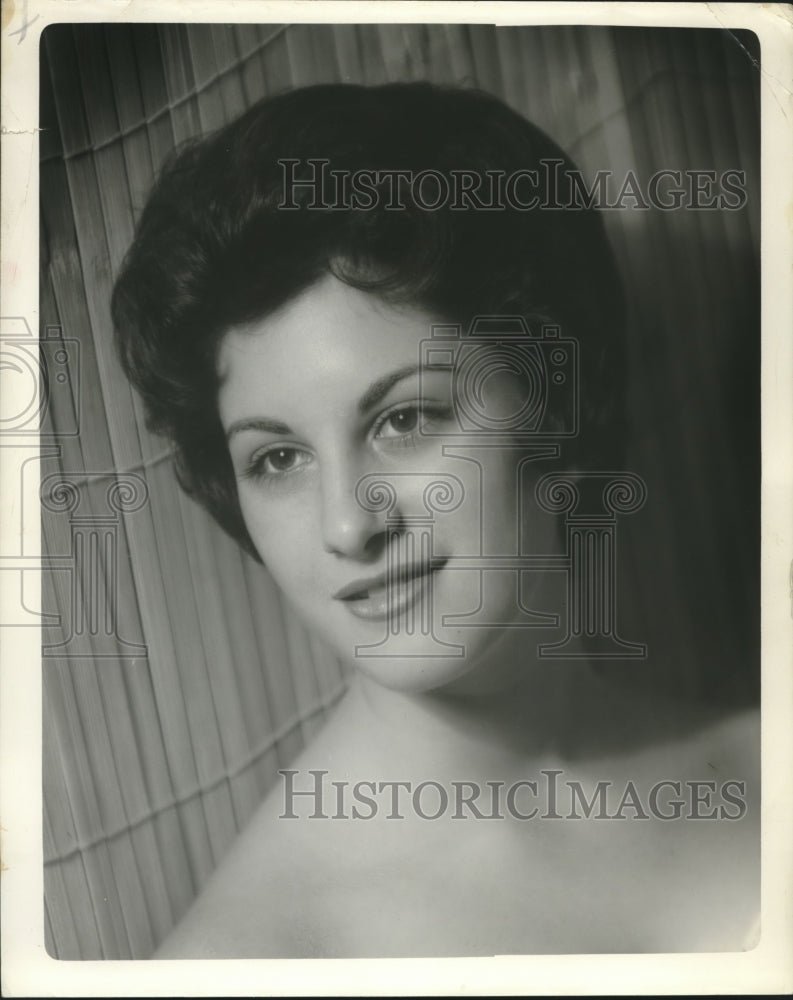 1961 Press Photo Carolyn Manas of Birmingham, Alabama, Junior Miss Alabama - Historic Images